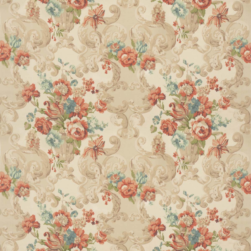 Floral Rococo Fabric GP & J Baker