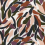 Stoff Défilé Casamance Orange brulee / olive / anthracite 31540224