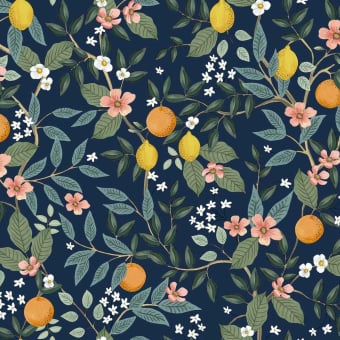 Citrus Grove adhesive wallpaper