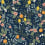 Citrus Grove adhesive wallpaper Rifle Paper Co. Navy PSW1481RL
