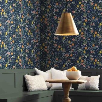 Citrus Grove adhesive wallpaper