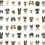 Dog Days adhesive wallpaper Rifle Paper Co. Grey PSW1462RL