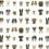 Dog Days adhesive wallpaper Rifle Paper Co. White Multi PSW1461RL