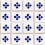 Quadra Decor 1 Mosaic Francesco De Maio Palmetto Blu Quadra_decor1