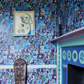 Papier peint panoramique Nanjizal Azure House of Hackney