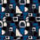 Samt Babylone Blue Babel Brune Beige et Noir O4BL1