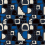 Velluto Babylone Blue Babel Brune Beige et Noir O4BL1