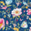 Chinese Garden Wallpaper Pip Studio Dark blue 341003