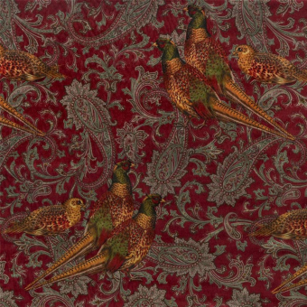 Hunting Manor Paisley Velvet