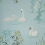 Carta da parati Swan Lake Nina Campbell Bleu ciel NCW4020-06