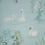 Papier peint Swan Lake Nina Campbell Bleu ciel NCW4020-06