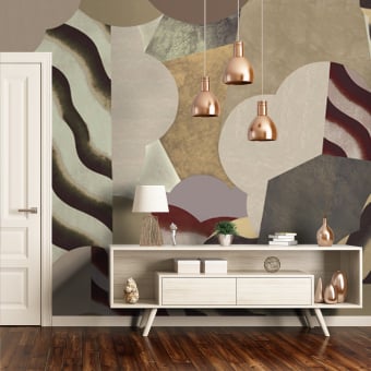 Papier peint panoramique Lin Brutalista