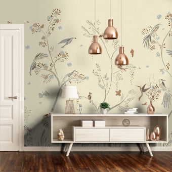 Papier peint panoramique Lin Nox