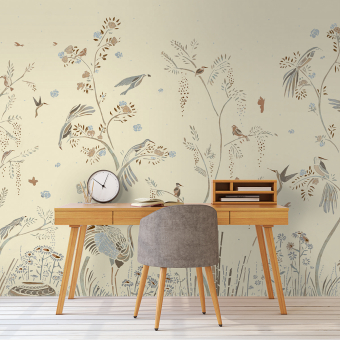 Papier peint panoramique Soie Nox