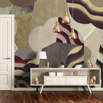 Papier peint panoramique Soie Brutalista