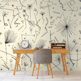 Papier peint panoramique Soie Astra