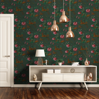 Roses de Cuir Wallpaper