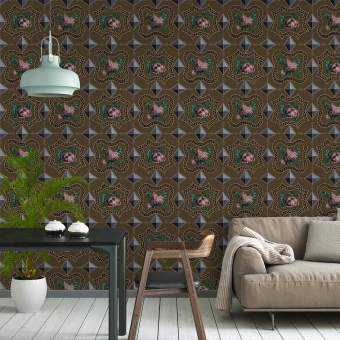 Fleurs de Losange Wallpaper