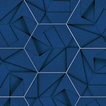 Akustische Wandbekleidung Hexagon