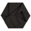 Hexagon Acoustical Wallcovering Muratto Black hexagon_black