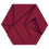 Hexagon Acoustical Wallcovering Muratto Bordeaux hexagon_bordeaux