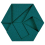 Akustische Wandbekleidung Hexagon Muratto Emerald hexagon_emerald