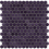 Mosaico Loop 2 Agrob Buchtal Violet foncé 40030H