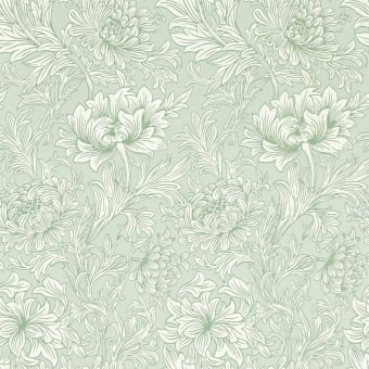 Chrysanthemum Toile Wallpaper