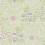 Larkspur Wallpaper Morris and Co Olive/Lilac DARW212555