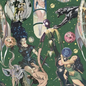 Papeles pintados panorámico Sci Fi Comics