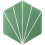 Baldosa hidráulica Dandelion Marrakech Design Pea green|Pure white dandelion-pea-green-pure-white