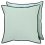 Coussin Paris Texas Maison Casamance Vert de gris CO42022+CO45X45PES