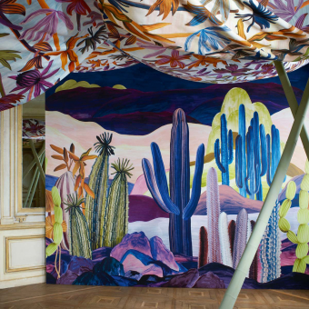Papel pintado mural panorámico Lanzarote Garden