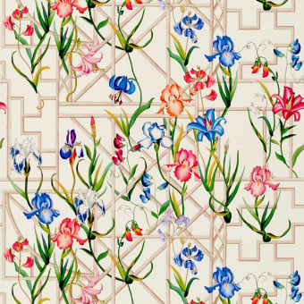 Fretwork Garden Wallpaper