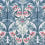 Bluebell Fabric Morris and Co Indigo/Rose MEWF227037