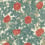 Papier peint Rambling Rose Morris and Co Emery Blue/Madder MEWW217206