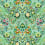 Tessuto Ikebana Damask Designers Guild Aqua FDG3077/03