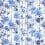 Tissu Kyoto Flower Designers Guild Indigo FDG3081/01