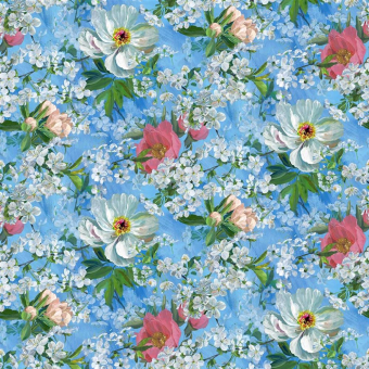 Peony Blossom Fabric
