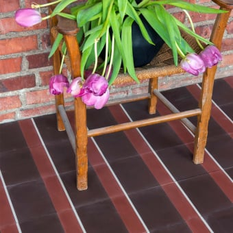 Stripe cement Tile