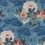 V&A Paeonia Wallpaper 1838 Indigo purple 31117002