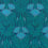 Papier peint V&A Floral Fanfare 1838 Cornflower blue 31117104