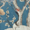 Panoramatapete V&A Kyoto Blossom 1838 Prussian Blue 31117401