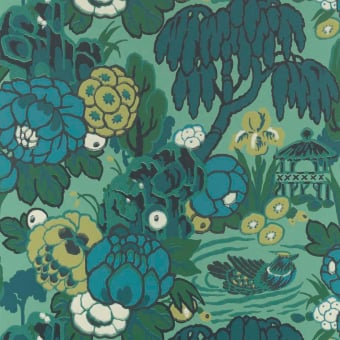 V&A Mandarin Garden Wallpaper