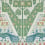 Papier peint V&A Peacock Topiary 1838 Fern green 31117202
