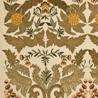 Constantine Embroidered Fabric Linen