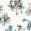 Toile Chinoise Wallpaper Nina Campbell Bleu NCW4497-03