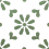 Zementfliese Azulejos Carodeco Vert/Blanc azulejos2-20x20