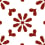 Azulejos cement Tile Carodeco Rouge/blanc azulejos1-20x20