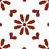 Zementfliese Azulejos Carodeco Rouge/blanc azulejos1-20x20